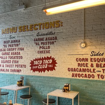 Tacombi - Menu - Tacos Near Me - Chicago, Illinois Tacombi - Menu - Tacos Near Me - Chicago, Illinois