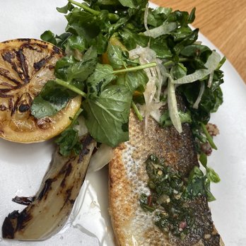 Chica Miami - Sea Bass a la Plancha - Latin American Near Me - Miami, Florida