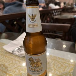 Siam Bistro - SINGHA BEER, Yes, that's right. Just like it sounds