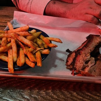 Comery Block Barbecue - Brisket with fries - Barbeque Near Me - Calgary, Alberta