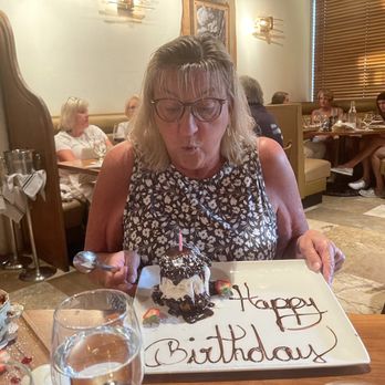 DaVinci's - Birthday dessert! - Italian Near Me - Marco Island, Florida