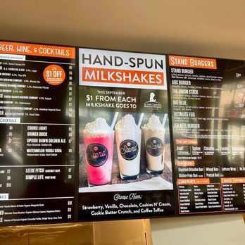 The Stand - American Classics Redefined - Menu - New American Near Me - The Woodlands, Texas