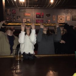Shot Skis at the Library