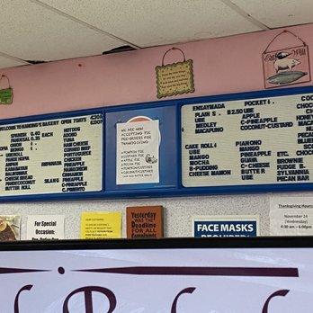 Nanding's Bakery - Menu - Bakeries Near Me - Waipahu, Hawaii