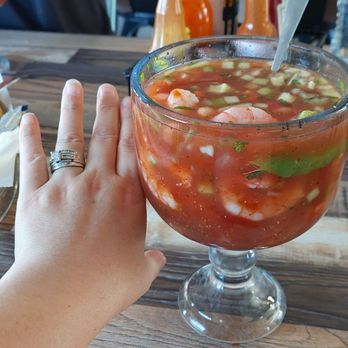 La Cruda Mariscos & Grill - Large 32oz Shrimp Cocktail!! Bomb! Huge and full of shrimp! - Seafood Near Me - Pearblossom, California La Cruda Mariscos & Grill - Large 32oz Shrimp Cocktail!! Bomb! Huge and full of shrimp! - Seafood Near Me - Pearblossom, California