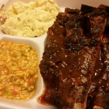 Full Moon BBQ - Rib Plate to go - Barbeque Near Me - McCalla, Alabama