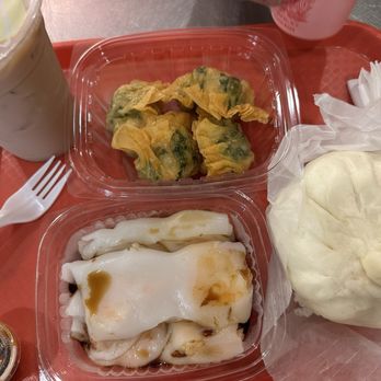 Lucky King Bakery - The BIG Bao, Fried Shrimp & Chive Dumplings, Steamed Shrimp Rice Rolls & Iced Milk Tea - Bakeries Near Me - New York, New York