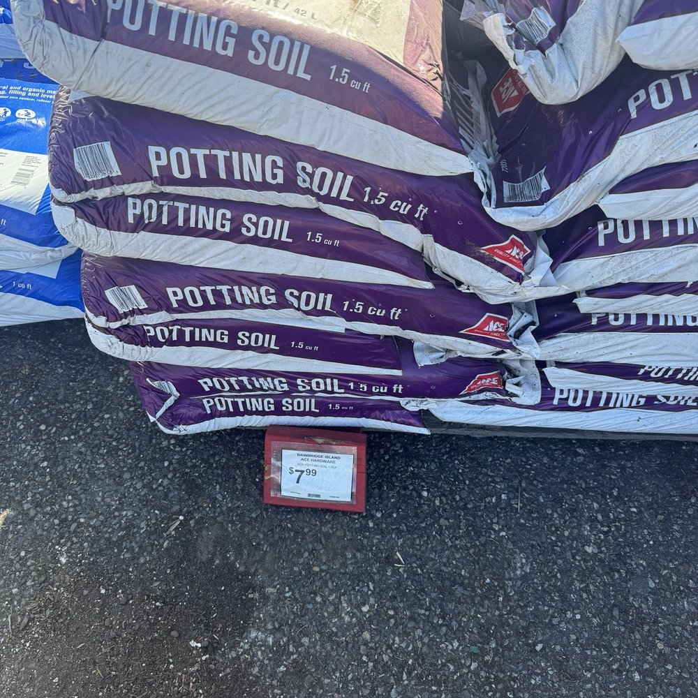 Bainbridge Island Ace Hardware - Store brand high value for money potting soil - Hardware Stores Near Me - Bainbridge Island, Washington Bainbridge Island Ace Hardware - Store brand high value for money potting soil - Hardware Stores Near Me - Bainbridge Island, Washington