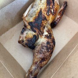 Dry chicken, not ideal.
