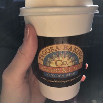 Pagosa Baking - 12 oz latte - Bakeries Near Me - Pagosa Springs, Colorado