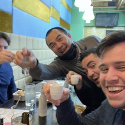 Sake shots with Mr. Sake (Alex) Sake shots with Mr. Sake (Alex)