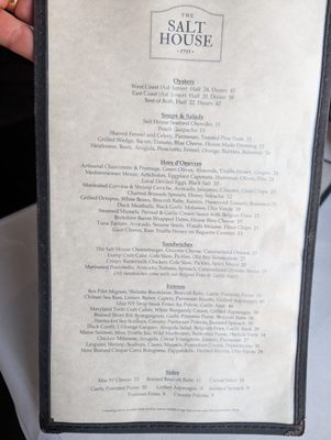 Menu photo 1 The Salt House New Hope, PA Menu photo 1 The Salt House New Hope, PA