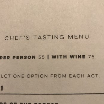 Level 5 Rooftop Restaurant - Chefs Tasting Menu is $55 per person without wine, $75 with wine. - Cocktail Bars Near Me - Albuquerque, New Mexico