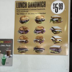 Lucky Donuts - Breakfast and lunch menu