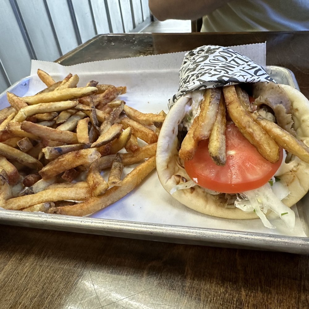Over The Top Pita - Gyro combo - Mediterranean Near Me - Clermont, Florida