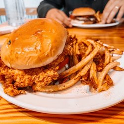 Five Boys Restaurant  - Breaded chicken sandwich