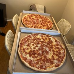 The Pizza Pit - They took up the whole table