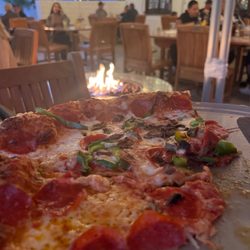 Polo Pizza Company - Always nice eating eating outside. So cozy and warm