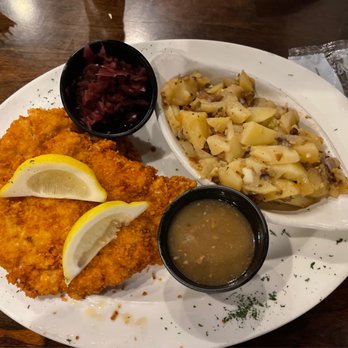 Schnell's Brauhaus - Pork Schnitzel'n German Potato Salad. - German Near Me - Palatine, Illinois