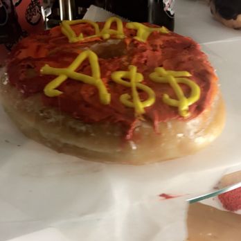 Voodoo Doughnut - "DAT ASS" donut. - Donuts Near Me - Denver, Colorado Voodoo Doughnut - "DAT ASS" donut. - Donuts Near Me - Denver, Colorado