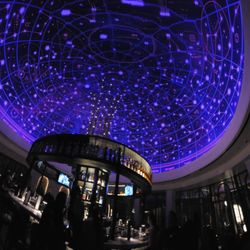 Bar Helios - The inside of the dome at Bar Helios