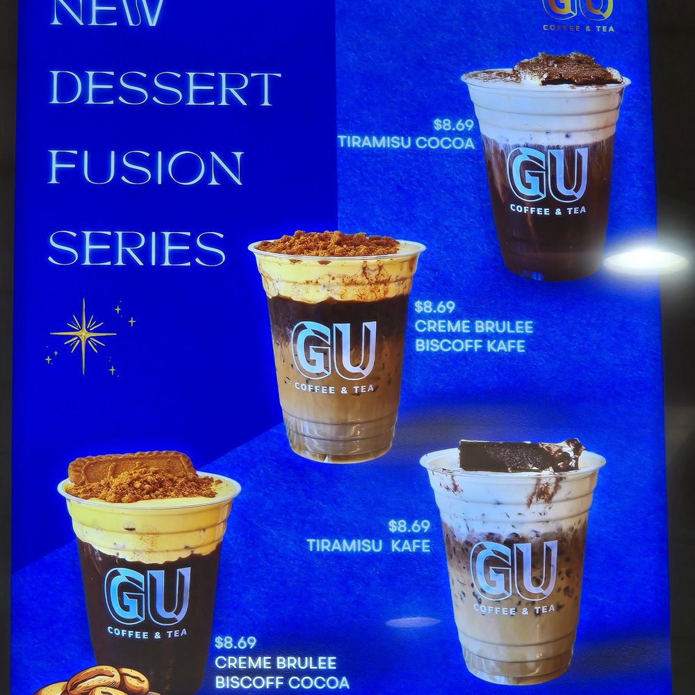 Gu Coffee & Tea - Menu - Coffee & Tea Near Me - Roseville, California
