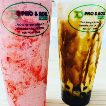 Pho & Roll Express - Sweet Mama Boba & Strawberry Smoothie Boba - Vietnamese Near Me - Oklahoma City, Oklahoma Pho & Roll Express - Sweet Mama Boba & Strawberry Smoothie Boba - Vietnamese Near Me - Oklahoma City, Oklahoma