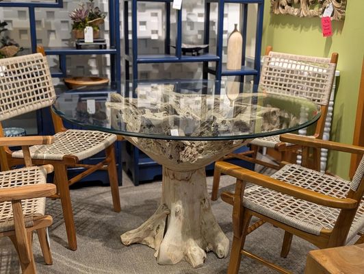Tables - We have a large selection of tables.  Visit our showroom today to see our selection!