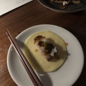Taberu - crispy pork belly crepe - Ramen Near Me - Los Angeles, California