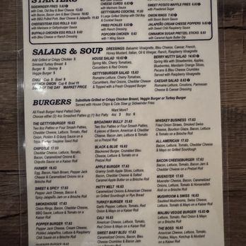 The Gettysburger Company - Menu - Burgers Near Me - Gettysburg, Pennsylvania The Gettysburger Company - Menu - Burgers Near Me - Gettysburg, Pennsylvania