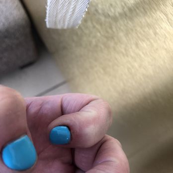 Rose Nail & Spa - Can see this also on the thumb too but it didn't bleed as much. - Nail Salons Near Me - Las Vegas, Nevada