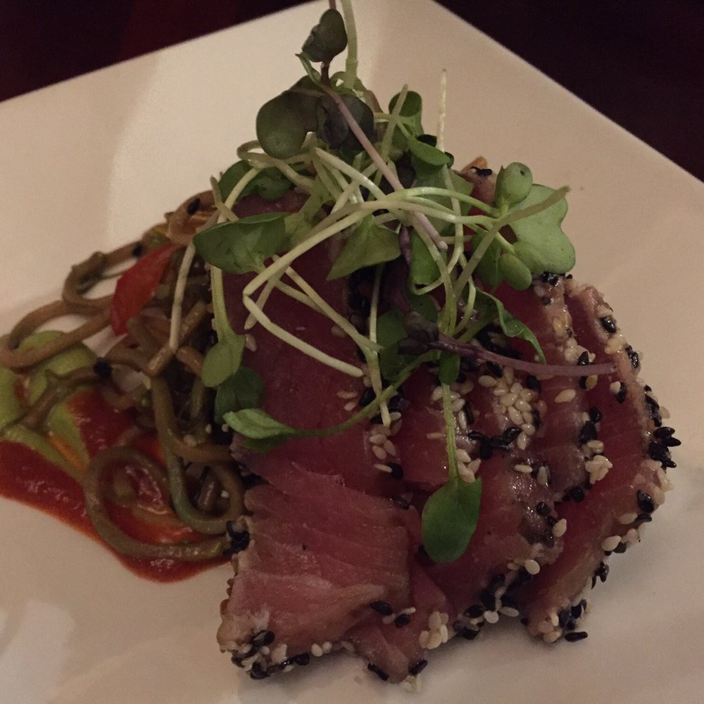Wine on Third Restaurant and Bar - Ahi with soba Noodles. - Wine Bars Near Me - Niagara Falls, New York Wine on Third Restaurant and Bar - Ahi with soba Noodles. - Wine Bars Near Me - Niagara Falls, New York