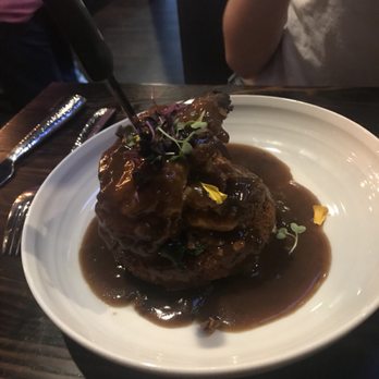 Uncommon Grill - Southern fried chicken  with potatoes pancake - New American Near Me - Watertown, Connecticut