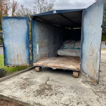 Alpha Environmental Services - Container with Asbestos left open in our driveway for a week. Positive leaving the door open is some kind of violation. - Septic Services Near Me - Beaverton, Oregon Alpha Environmental Services - Container with Asbestos left open in our driveway for a week. Positive leaving the door open is some kind of violation. - Septic Services Near Me - Beaverton, Oregon