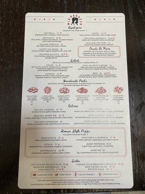Menu photo 1 Mia Ragazza Philadelphia, PA Menu photo 1 Mia Ragazza Philadelphia, PA