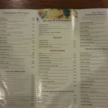 Rang Indian Bistro - MENU - Indian Near Me - Stoneham, Massachusetts