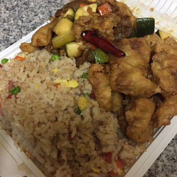 Evergreen Panda - 3 item combo. bbq pork fried rice. sweet and sour pork (sauce on the side). combination kung pao. - Chinese Near Me - San Jose, California