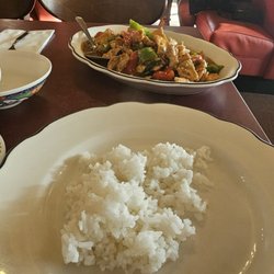 Elkhorn Club & Linda's Thai Room - Thai pork and basil dish. It was good.