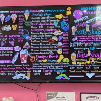 Monster Shakes - Ice Cream & Frozen Yogurt Near Me - Palm Springs, California Monster Shakes - Ice Cream & Frozen Yogurt Near Me - Palm Springs, California