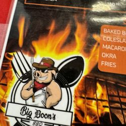 Big Doons BBQ - Menus