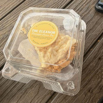 HI Pie Bakery + Cafe - The Eleanor Pineapple Cream Pie - Bakeries Near Me - Haleiwa, Hawaii HI Pie Bakery + Cafe - The Eleanor Pineapple Cream Pie - Bakeries Near Me - Haleiwa, Hawaii
