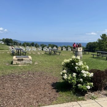 Mari Vineyards - View from patio - Wine Tasting Room Near Me - Traverse City, Michigan Mari Vineyards - View from patio - Wine Tasting Room Near Me - Traverse City, Michigan
