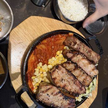 Shilla Korean Restaurant - 15 hour Sous Vide BBQ Pork Belly - Korean Near Me - Vancouver, British Columbia Shilla Korean Restaurant - 15 hour Sous Vide BBQ Pork Belly - Korean Near Me - Vancouver, British Columbia