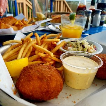 Sam's Chowder House - These are the crab cakes! - Seafood Near Me - Half Moon Bay, California