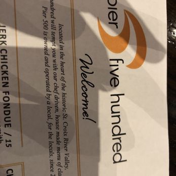 Pier 500 - Menu - American Near Me - Hudson, Wisconsin