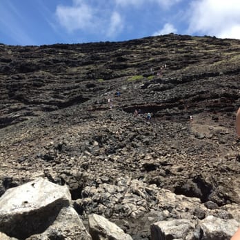 Makapu'u Point Lighthouse Trail - All the people climbing down look like little ants - Hiking Near Me - Honolulu, Hawaii Makapu'u Point Lighthouse Trail - All the people climbing down look like little ants - Hiking Near Me - Honolulu, Hawaii