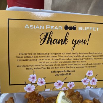 Asian Pear Buffet - Buffets Near Me - Kelowna, British Columbia