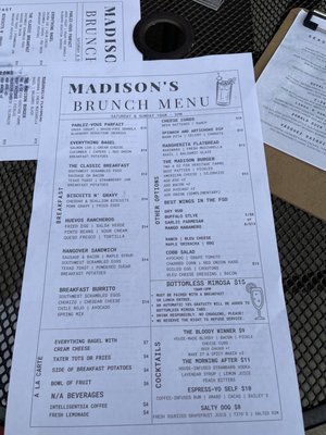 Menu photo 4 Madison's Madison, WI