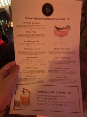 Menu photo 1 The White Elephant Miami, FL Menu photo 1 The White Elephant Miami, FL