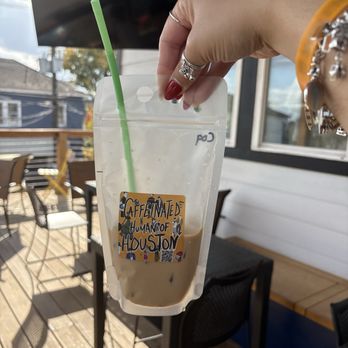 787 Coffee - Coquito iced coffee - Cafes Near Me - Houston, Texas